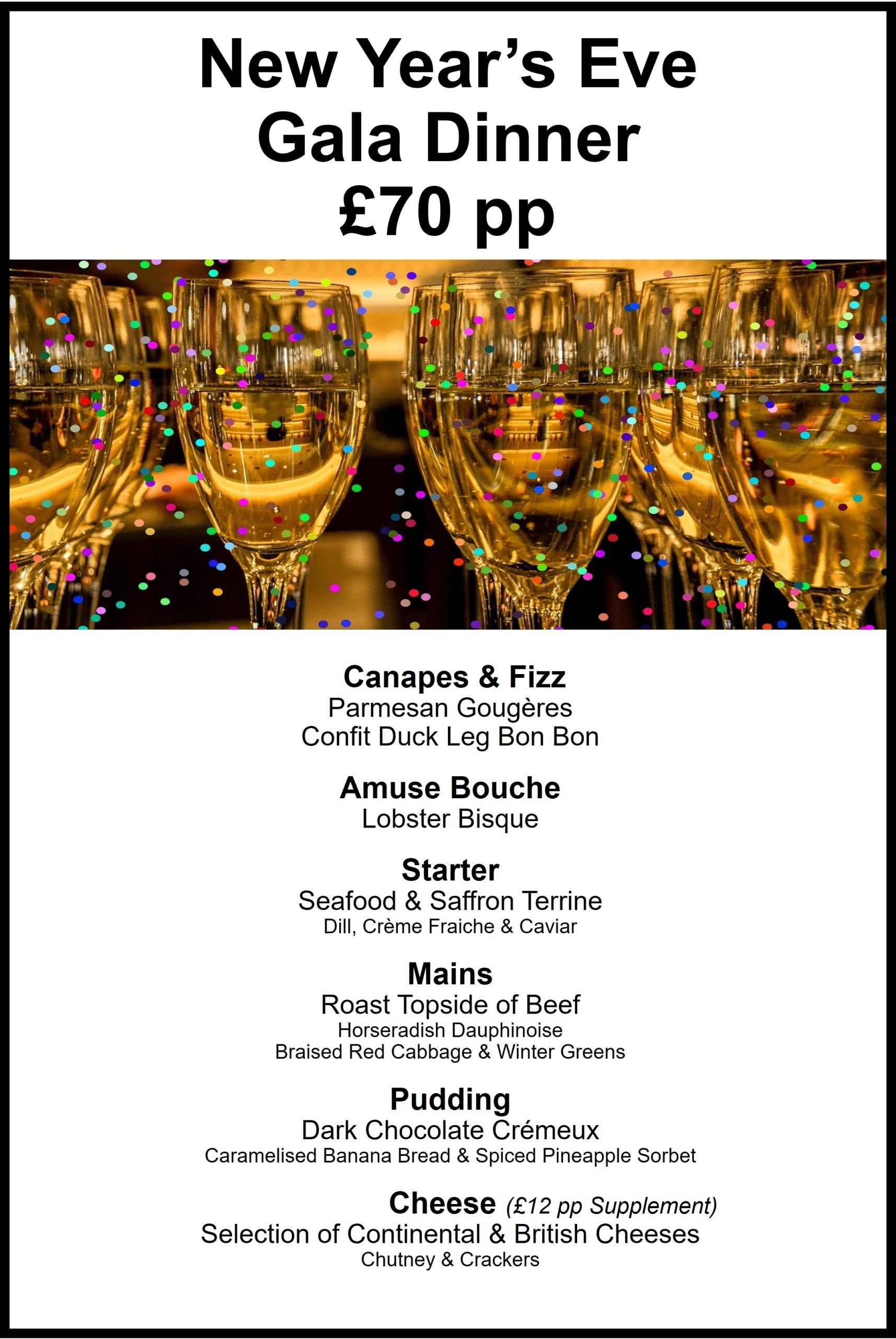 New Year’s Eve Gala Dinner